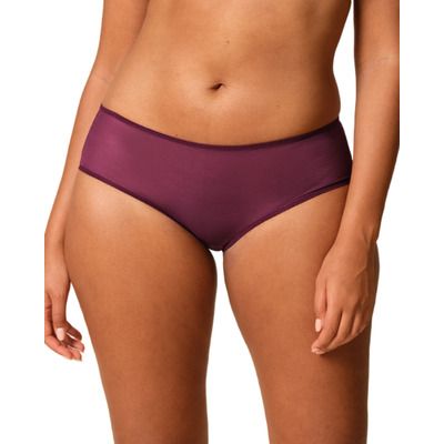 Gossard Glossies Shorty Brief - Grape Wine - XL - 16

