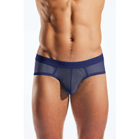 Cocksox CX76ME Contour Pouch Italian Mesh Sports Brief - Nocturne