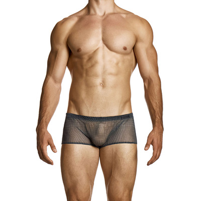 Image of Modus Vivendi Abstract Net Brazil Boxer - Charcoal