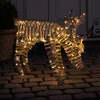 Small Rattan Light Up Reindeer-307012