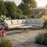 Bracken Outdoors Cadiz Aluminium and Rope  Corner Sofa Garden Furniture Set with Coffee Table, Late January 2026