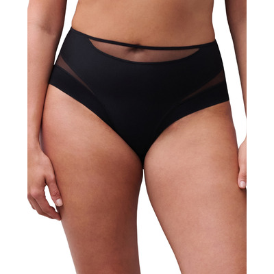 Chantelle Halo High-Waisted Full Brief - Black
