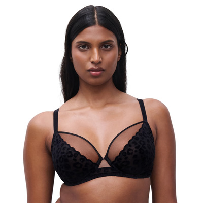 Chantelle Girls Covering Underwired Bra - Black