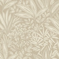 Sahara Leaf Wallpaper Natural Crown M1782