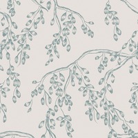 Laura Ashley Rainham Willow Wallpaper Newport Blue 140334