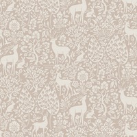 Deer Woods Wallpaper Pink Holden 14162