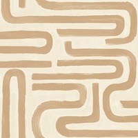 Brushed Geo Wallpaper Orange Holden 14232