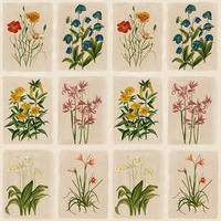 Laura Ashley Pershore Postcards Wallpaper Multi / Linen 143334