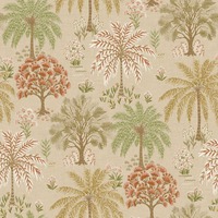 Tropical Trees Wallpaper Beige / Coral Holden 14290