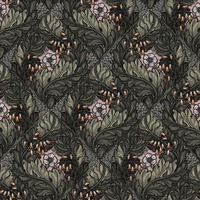 Laurence Llewelyn-Bowen Rambleicious Wallpaper Charcoal LB25108