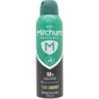 Mitchum Invisible 48hr Pure Energy Antiperspirant Deodorant Spray 200ml