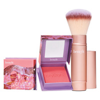 Benefit Shellie Blush Cheek-End Getaway Set 6g Shellie Blush + Multitasking Brush
