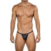 Clever Moda Vortex Atlas Thong - Black