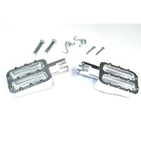 Image of Silver CNC Pit Bike Foot Pegs