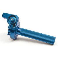 Image of Blue CNC Quick Action Pit Bike Throttle
