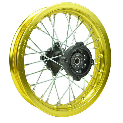 Pit Bike 12" Gold Rear Wheel Rim