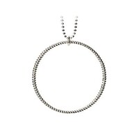 Image of Big Twisted Necklace - Silver