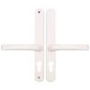 Image of Easyfit Lever Lever Centres/PZ: 48mm Screw Centres: 200mm Backplate: 230.5mm - White