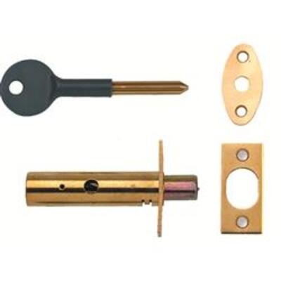 Yale PM444 Mortice Door Bolts  - Yale P-2PM444-CH-2 (2 bolts & 1 key)