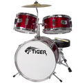 Click to view product details and reviews for Tiger Junior Kids Drum Kit 3 Piece Beginners Drum Set With Stool.
