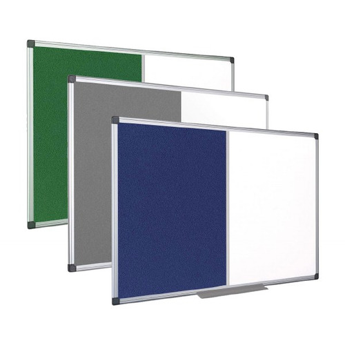 Bi-Office Combi Magnetic Drywipe Felt Boards