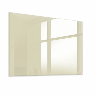 Casca Magnetic Glass Writing Board 900 x 600mm Pearl White