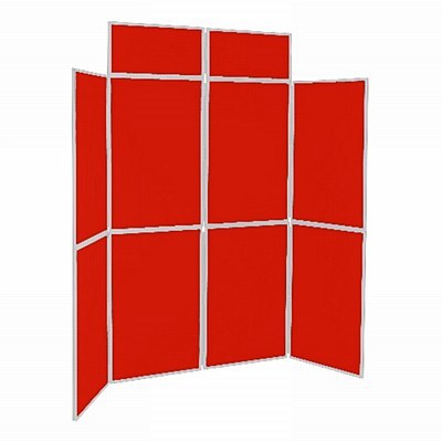 8 Panel Folding Display Stand 8 Colours Available!