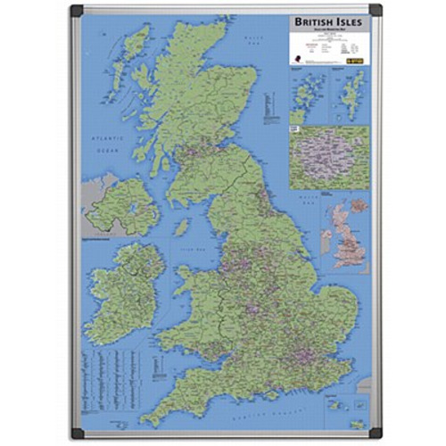 Magnetic Drywipe British Isles Sales & Marketing Map