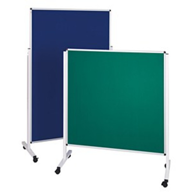 Height Adjustable Felt Mobile Noticeboards