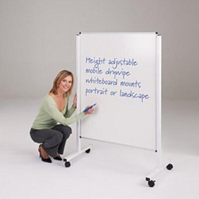 Height Adjustable Drywipe Noticeboard 1500 x 1200mm