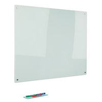 Image of WriteOn Magnetic Glass Board White 1000 x 650mm