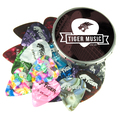 Click to view product details and reviews for Tiger Celluloid Guitar Picks And Tin 25x Guitar Plectrums Varying.