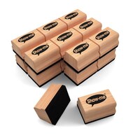 Image of Wooden Handled Mini Erasers Pack of 30