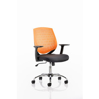 Image of Dura Task Operator Chair Orange Back