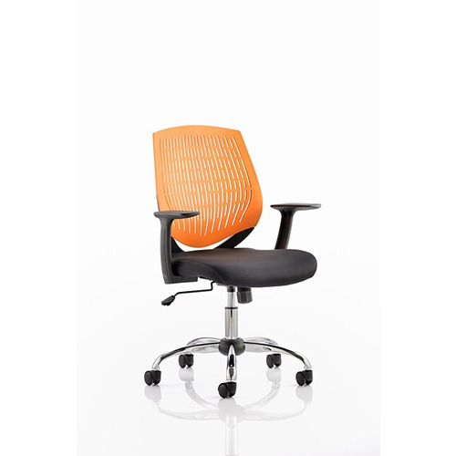 Dura Task Operator Chair Orange Back