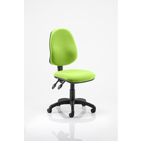 Image of Eclipse 2 Lever Task Operator Chair Myrrh Green fabric