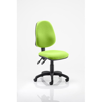 Eclipse 2 Lever Task Operator Chair Myrrh Green fabric