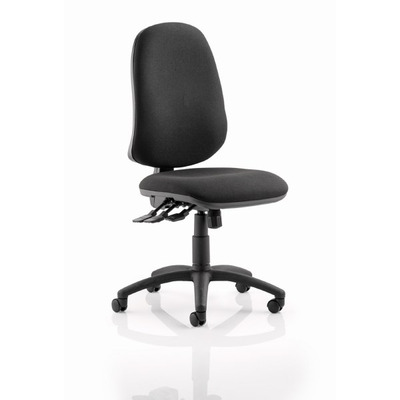 Eclipse XL 3 Lever Task Operator Chair Black fabric