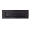 Image of Black Iron Letterplate Letterbox
