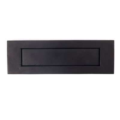 Black Iron Letterplate Letterbox
