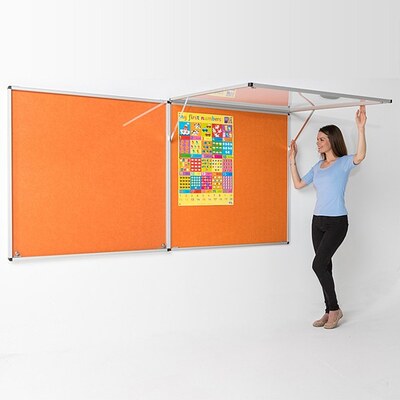 Eco-Colour Resist-a-Flame Corridor Tamperproof Board 900 x 900mm ORANGE