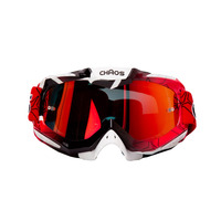 Image of Chaos Adults MX Goggles Red