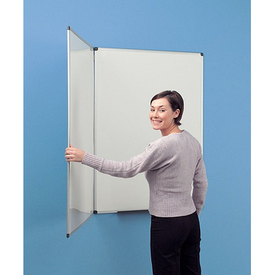 Spacesaver Folding Whiteboard 1200 x 900mm Magnetic Surface