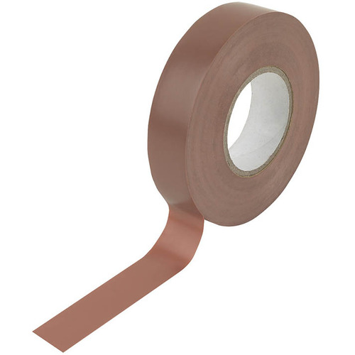 PVC Insulation Tape Brown  19mm x 33m