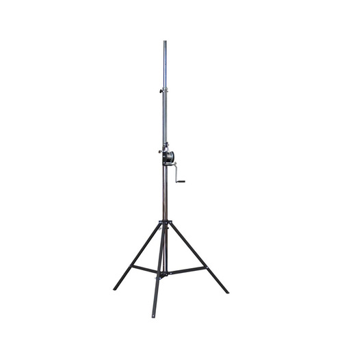 Wind up Lighting Stand With Strong Hand Winch 4 Metres Max Height