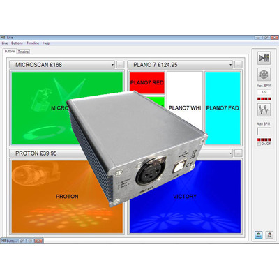 Sweetlight D- 512 DMX Software Interface