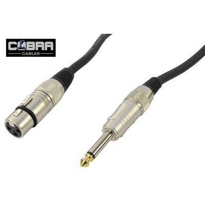 Cobra Speaker Lead XLR Female To 1/4 inch Jack Plug 10m