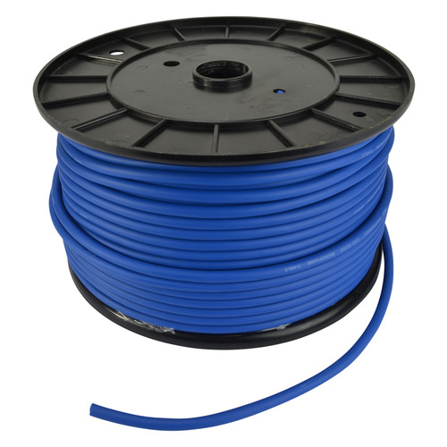Microphone Cable, Low Noise, Flexible Blue, 100m Roll
