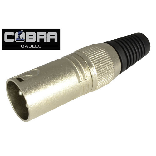 XLR In Line Male Connector 3-Pin Plug For - Microphone Cable Mixer Inputs