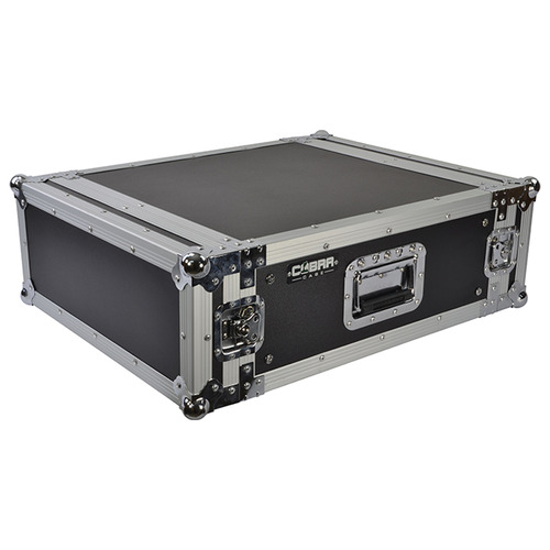 19" 4U Rack Flight Case 520mm Deep Removable Lids, Strong Ply Construction